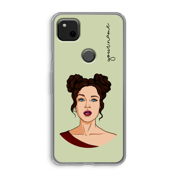 Pop-Art Creator: Google Pixel 4a Transparant Hoesje