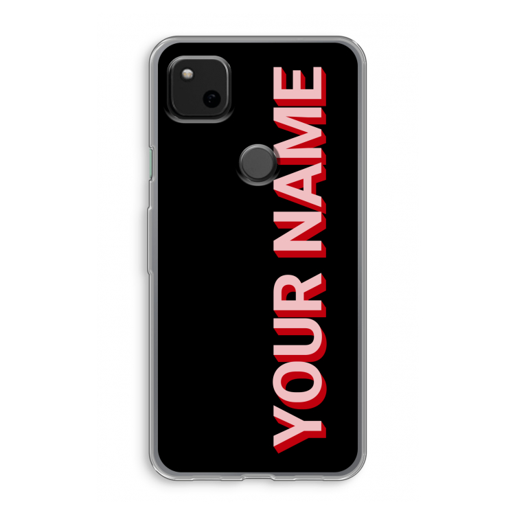 Namecase: Google Pixel 4a Transparant Hoesje