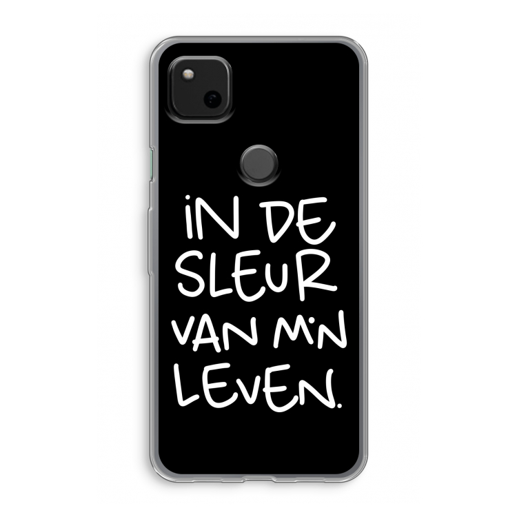 De Sleur: Google Pixel 4a Transparant Hoesje