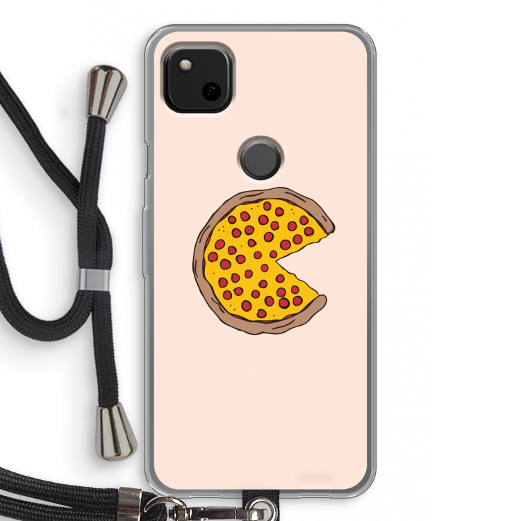 You Complete Me #2: Pixel 4a Transparant Hoesje met koord