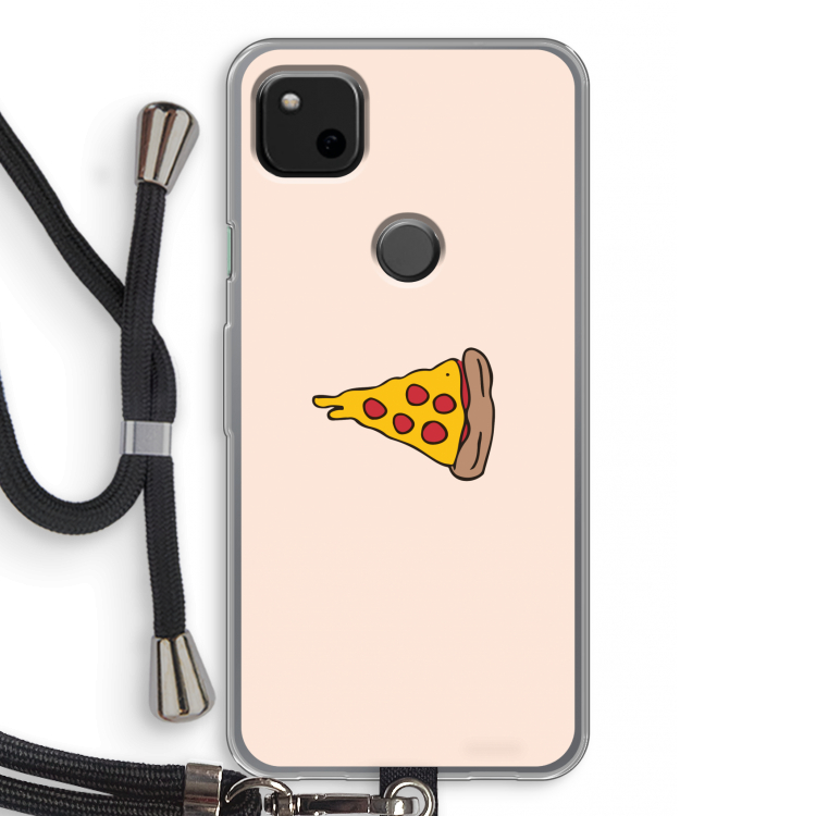 You Complete Me #1: Pixel 4a Transparant Hoesje met koord
