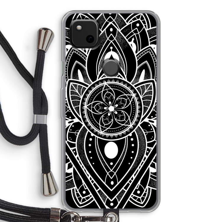It's Complicated: Pixel 4a Transparant Hoesje met koord