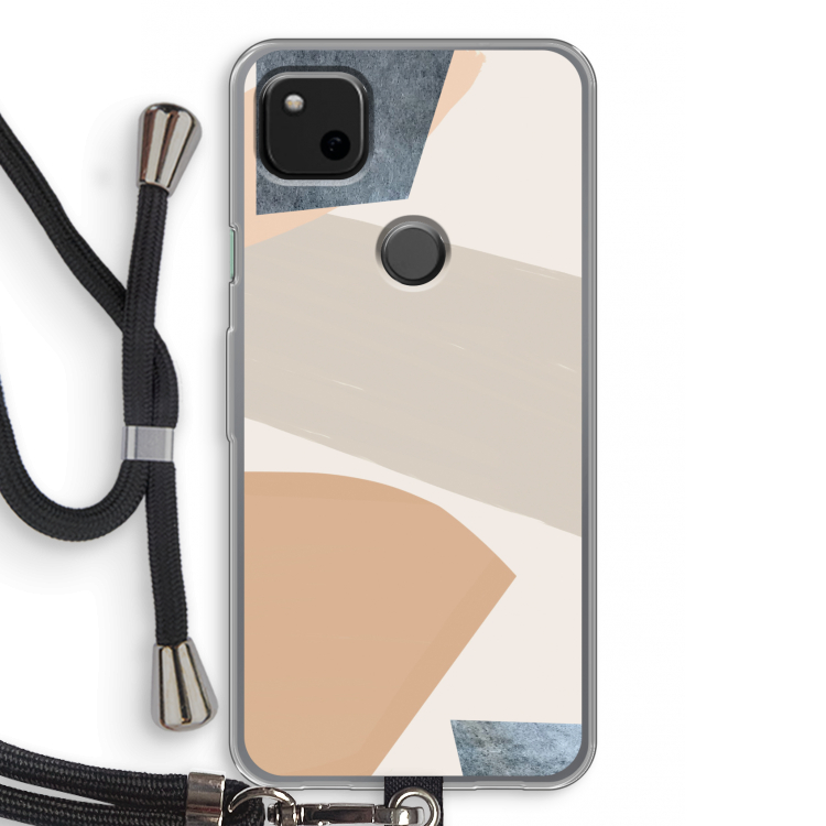 Formo: Pixel 4a Transparant Hoesje met koord