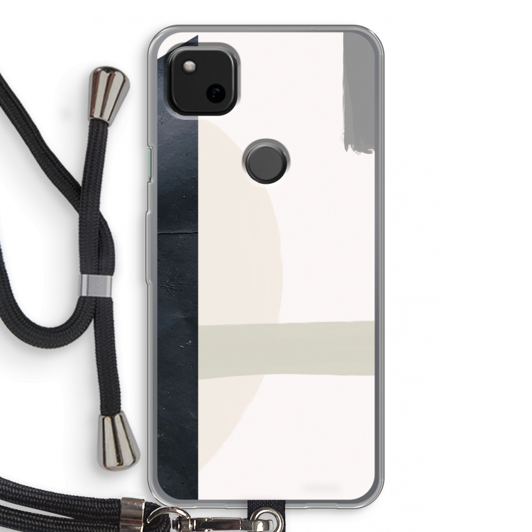 Baca: Pixel 4a Transparant Hoesje met koord