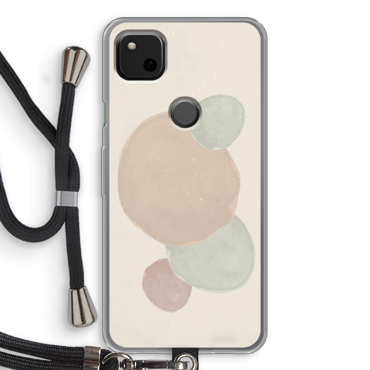 Geo #9: Pixel 4a Transparant Hoesje met koord