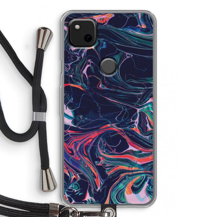 Light Years Beyond: Pixel 4a Transparant Hoesje met koord