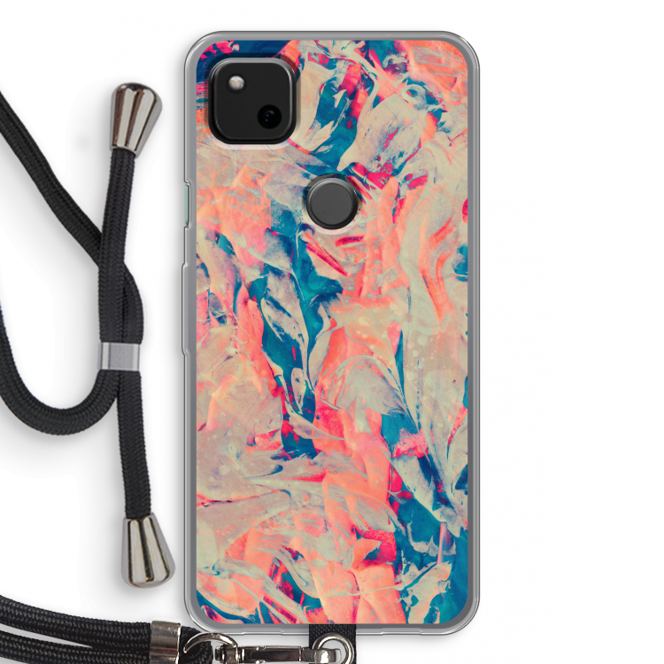 Alone: Pixel 4a Transparant Hoesje met koord