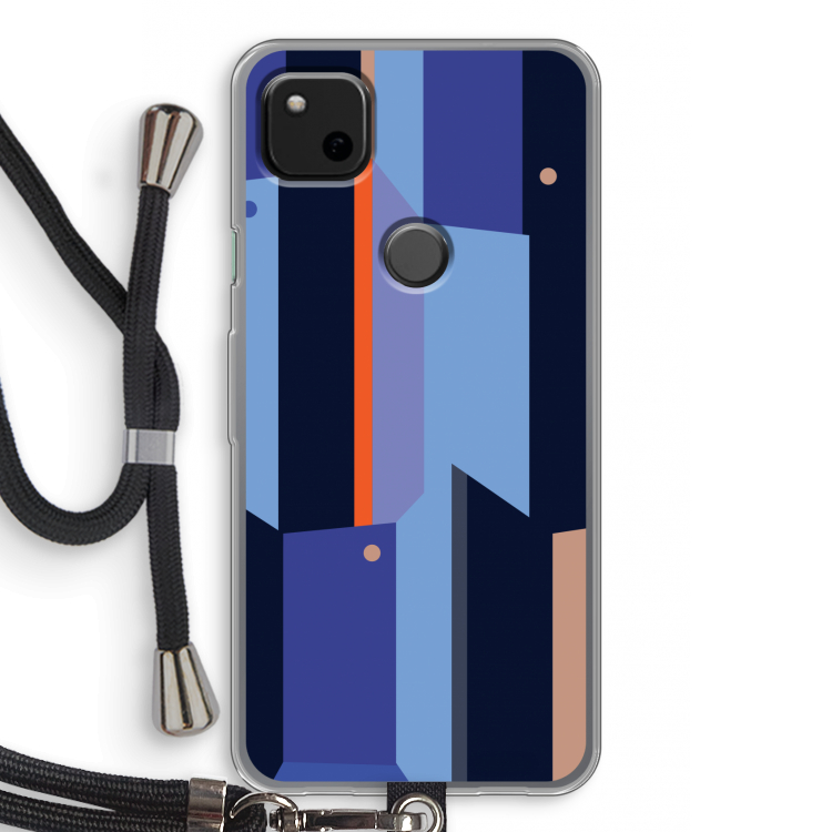 Gestalte 3: Pixel 4a Transparant Hoesje met koord