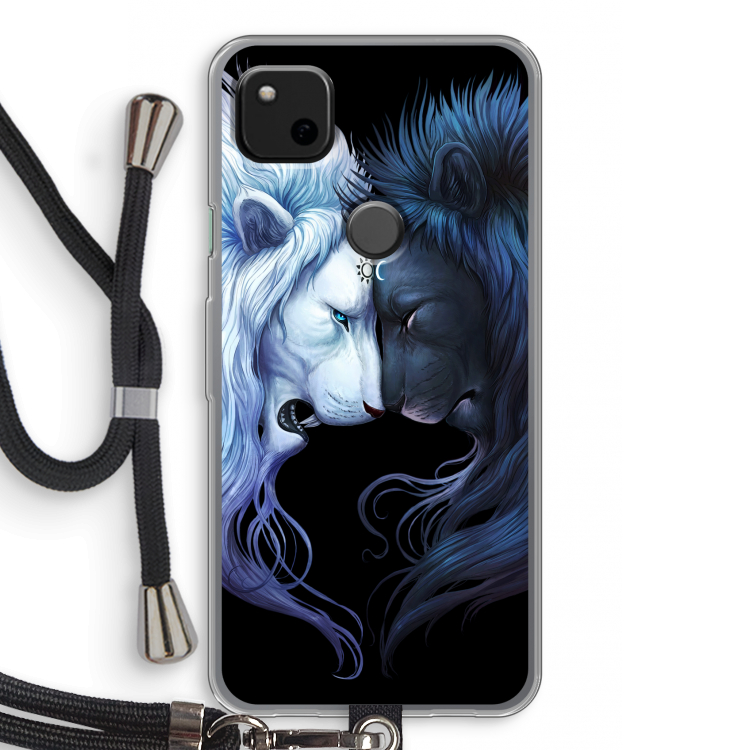Brotherhood: Pixel 4a Transparant Hoesje met koord