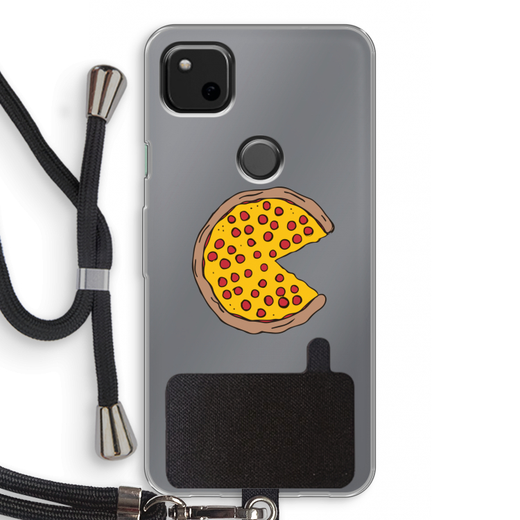 You Complete Me #2: Pixel 4a Transparant Hoesje met koord