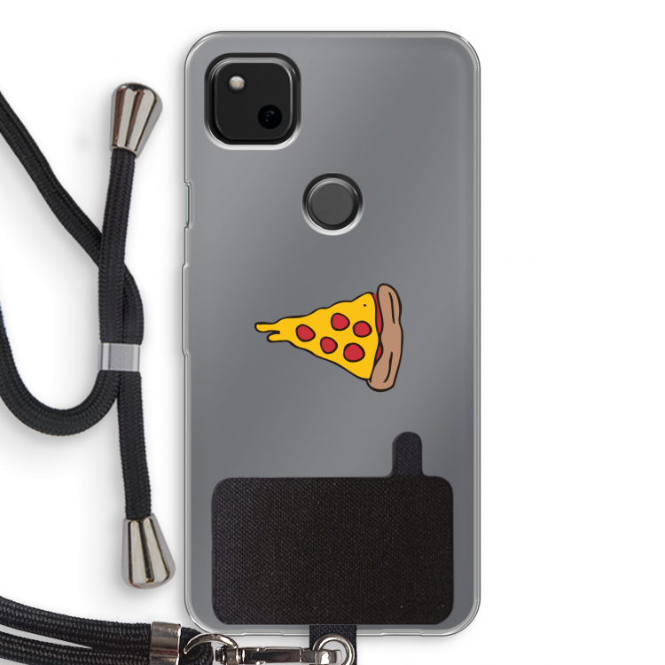 You Complete Me #1: Pixel 4a Transparant Hoesje met koord
