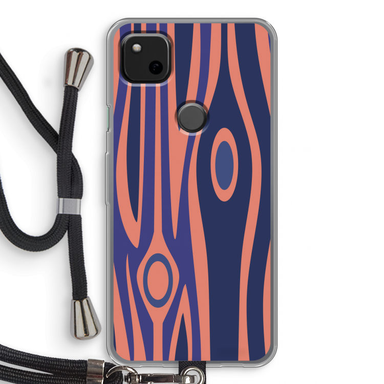 Bast A: Pixel 4a Transparant Hoesje met koord