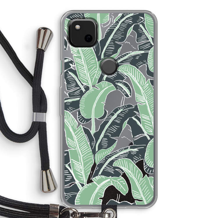 This Sh*t Is Bananas: Pixel 4a Transparant Hoesje met koord