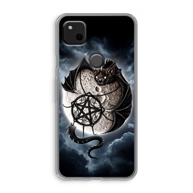 Volle maan: Google Pixel 4a Transparant Hoesje