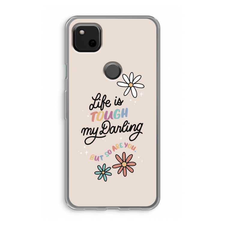Tough Life: Google Pixel 4a Transparant Hoesje