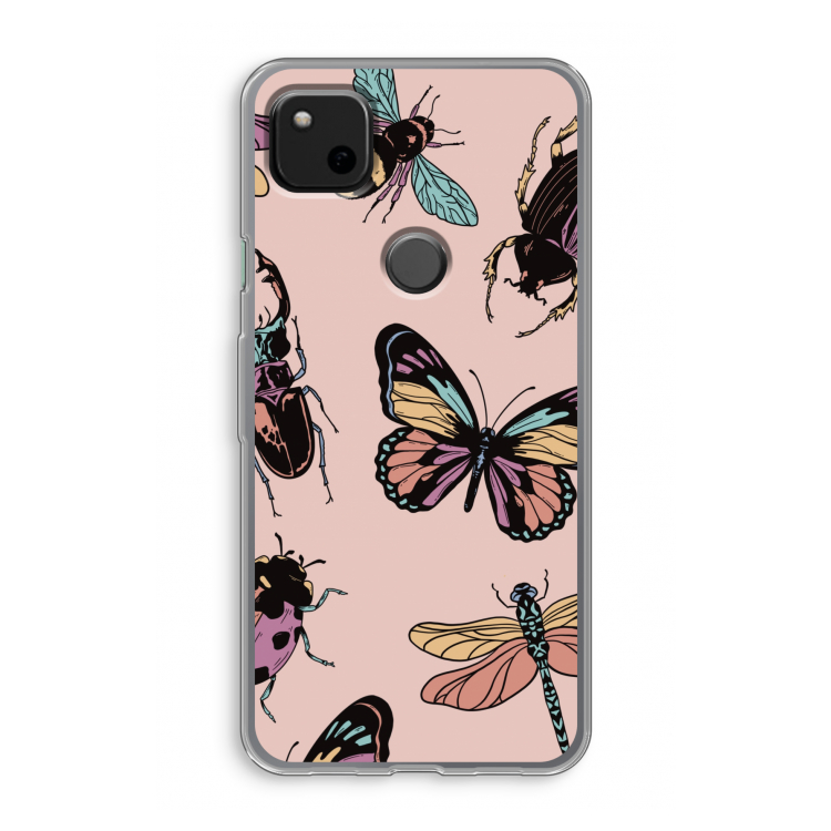 Tiny Bugs: Google Pixel 4a Transparant Hoesje