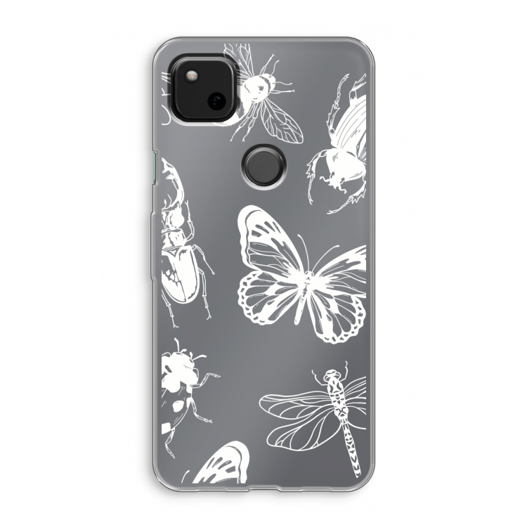 Tiny Bugs: Google Pixel 4a Transparant Hoesje