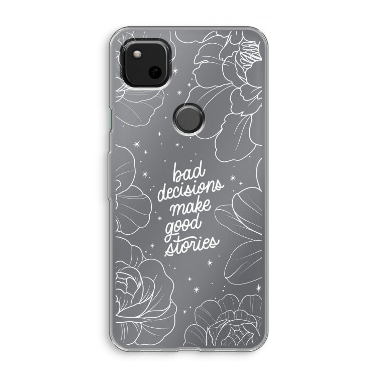 Good stories: Google Pixel 4a Transparant Hoesje