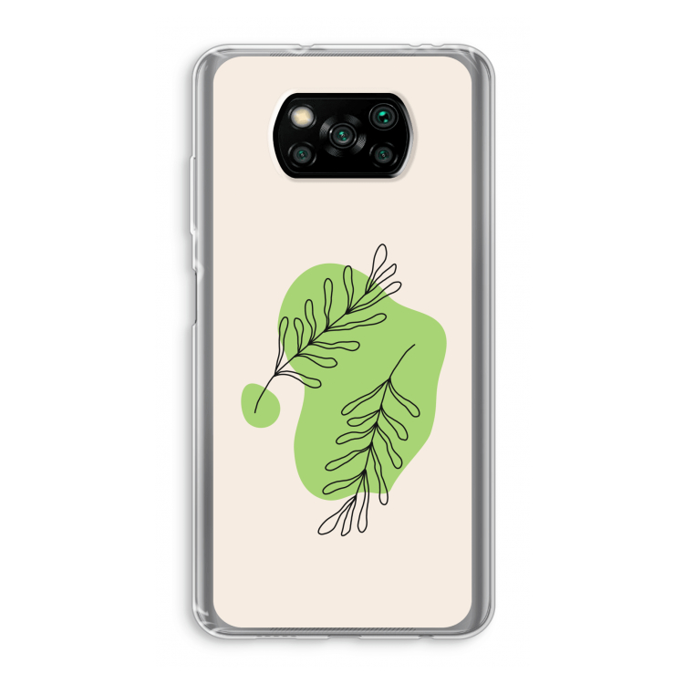 Beleaf in you: Xiaomi Poco X3 NFC Transparant Hoesje