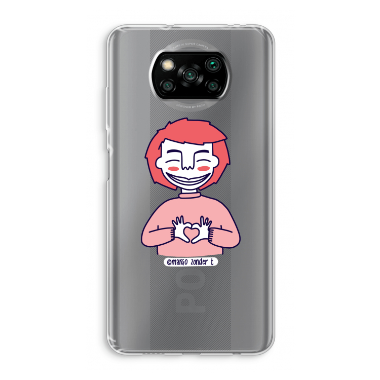 Hartje: Xiaomi Poco X3 NFC Transparant Hoesje