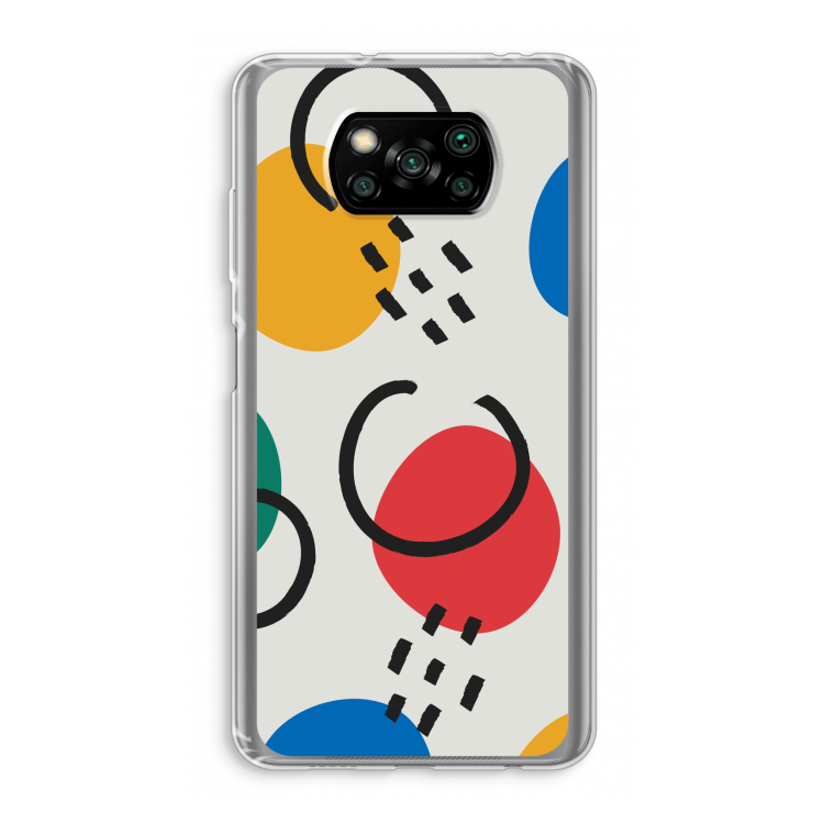 Illustratieve pop 3: Xiaomi Poco X3 NFC Transparant Hoesje