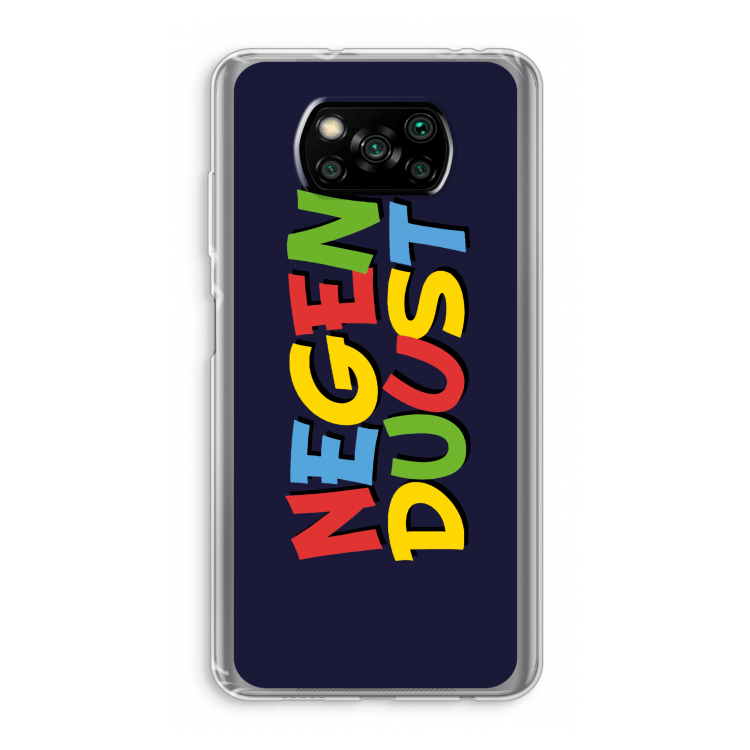 90's One: Xiaomi Poco X3 NFC Transparant Hoesje