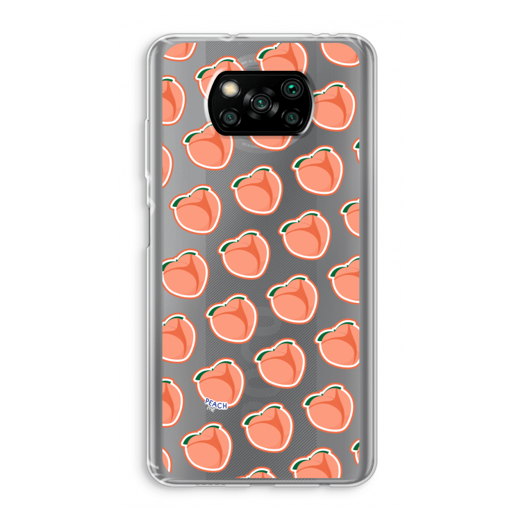 Just peachy: Xiaomi Poco X3 NFC Transparant Hoesje