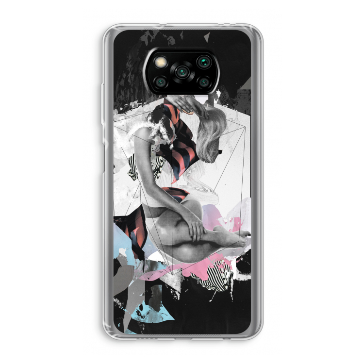 Camouflage de sommeil: Xiaomi Poco X3 NFC Transparant Hoesje