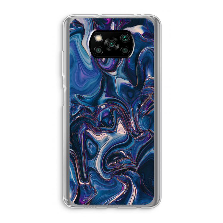 Mirrored Mirage: Xiaomi Poco X3 NFC Transparant Hoesje