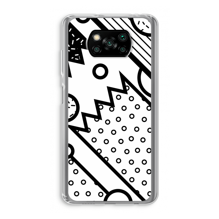 Pop Art #4: Xiaomi Poco X3 NFC Transparant Hoesje