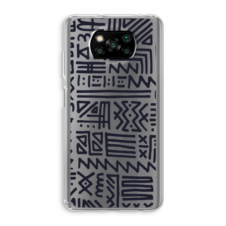 Marrakech print: Xiaomi Poco X3 NFC Transparant Hoesje