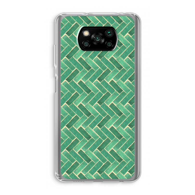 Moroccan tiles 2: Xiaomi Poco X3 NFC Transparant Hoesje