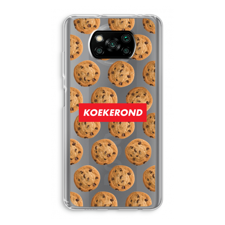 Koekerond: Xiaomi Poco X3 NFC Transparant Hoesje