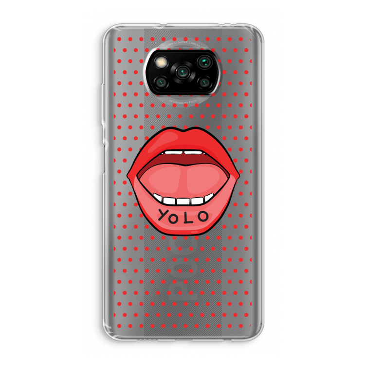 Yolo Denise: Xiaomi Poco X3 NFC Transparant Hoesje