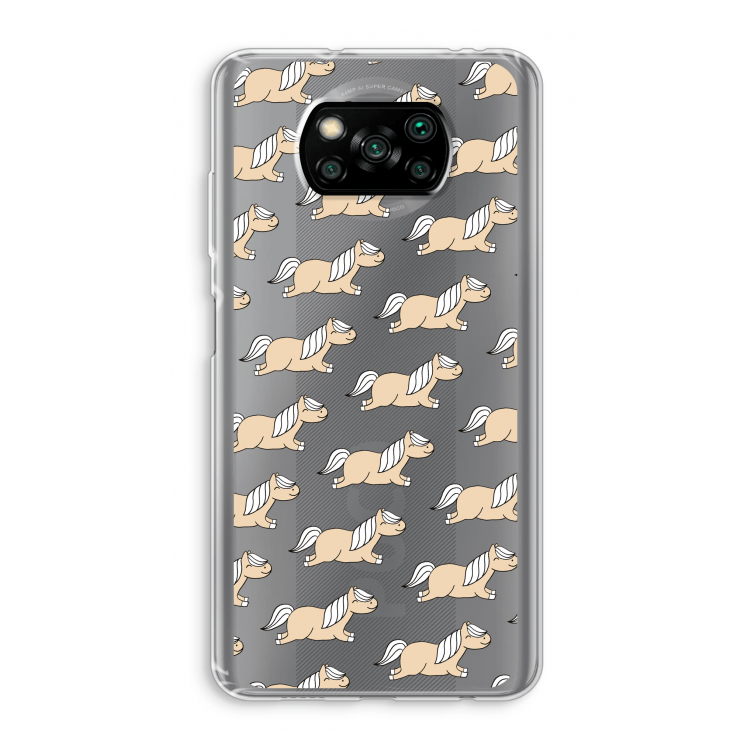 Ponys: Xiaomi Poco X3 NFC Transparant Hoesje
