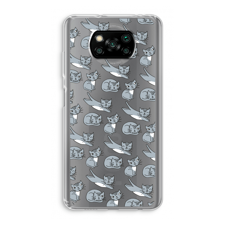 Poezen: Xiaomi Poco X3 NFC Transparant Hoesje