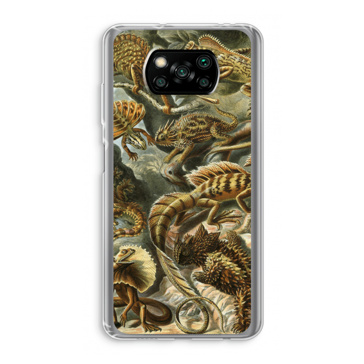 Haeckel Lacertilia: Xiaomi Poco X3 NFC Transparant Hoesje