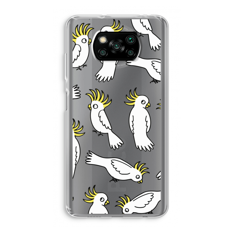 Papegaai: Xiaomi Poco X3 NFC Transparant Hoesje