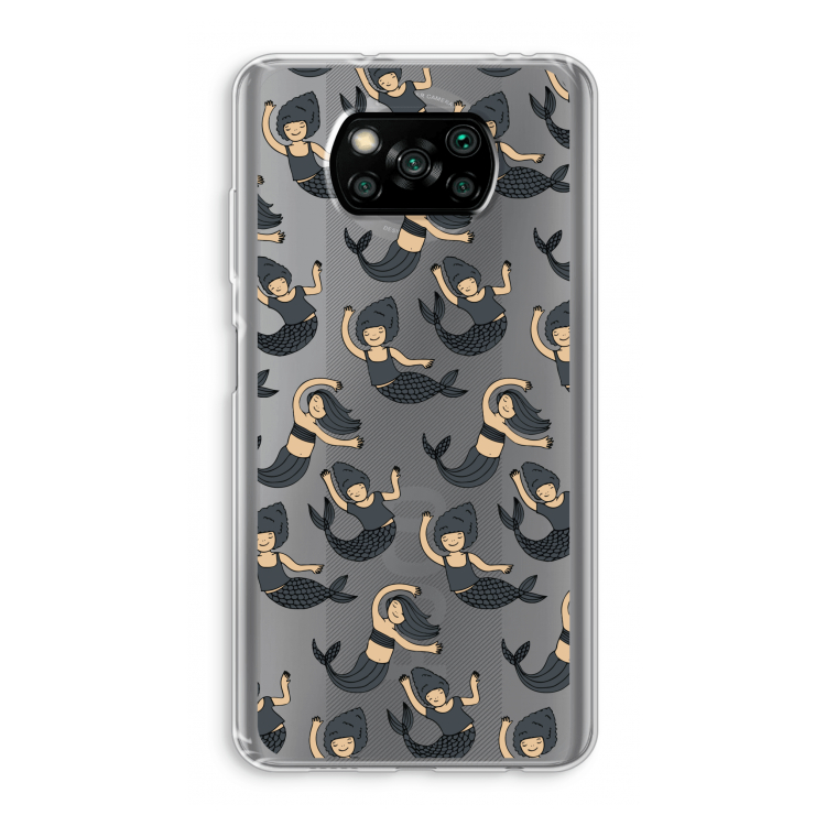 Zeemeermin: Xiaomi Poco X3 NFC Transparant Hoesje