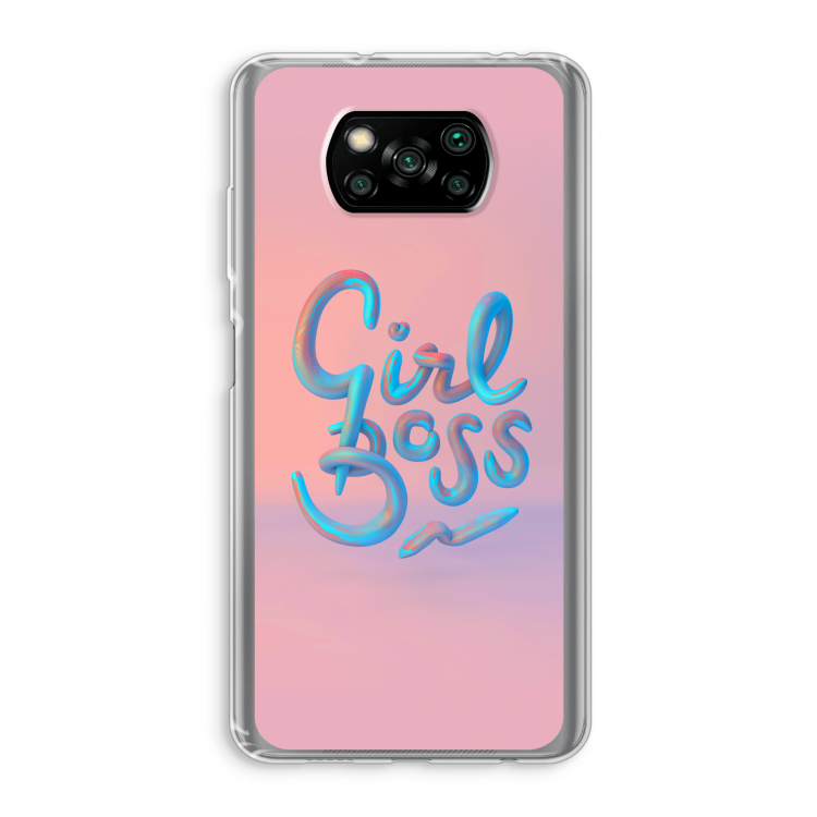 Girl boss: Xiaomi Poco X3 NFC Transparant Hoesje