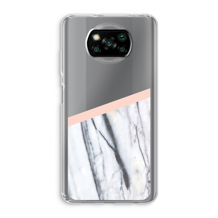 A touch of peach: Xiaomi Poco X3 NFC Transparant Hoesje