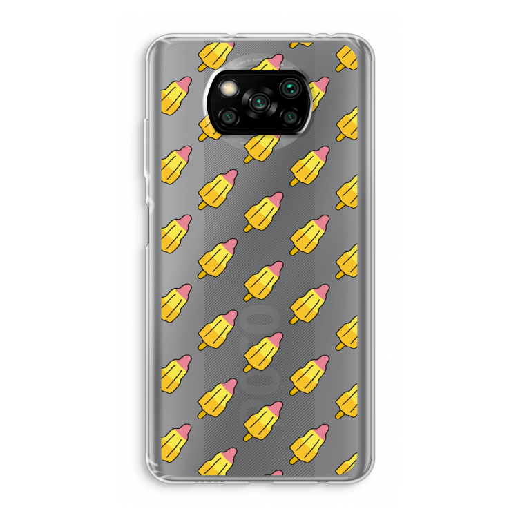 Waterijsjes: Xiaomi Poco X3 NFC Transparant Hoesje