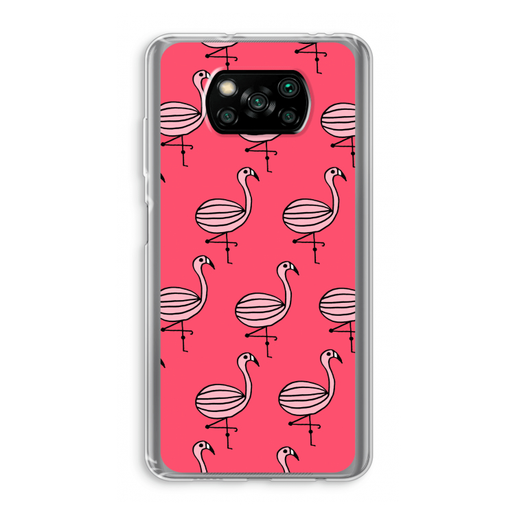 Flamingo: Xiaomi Poco X3 NFC Transparant Hoesje