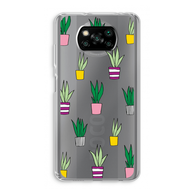 Sanseveria: Xiaomi Poco X3 NFC Transparant Hoesje