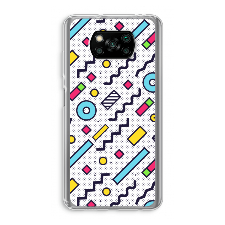 8-bit N°8: Xiaomi Poco X3 NFC Transparant Hoesje