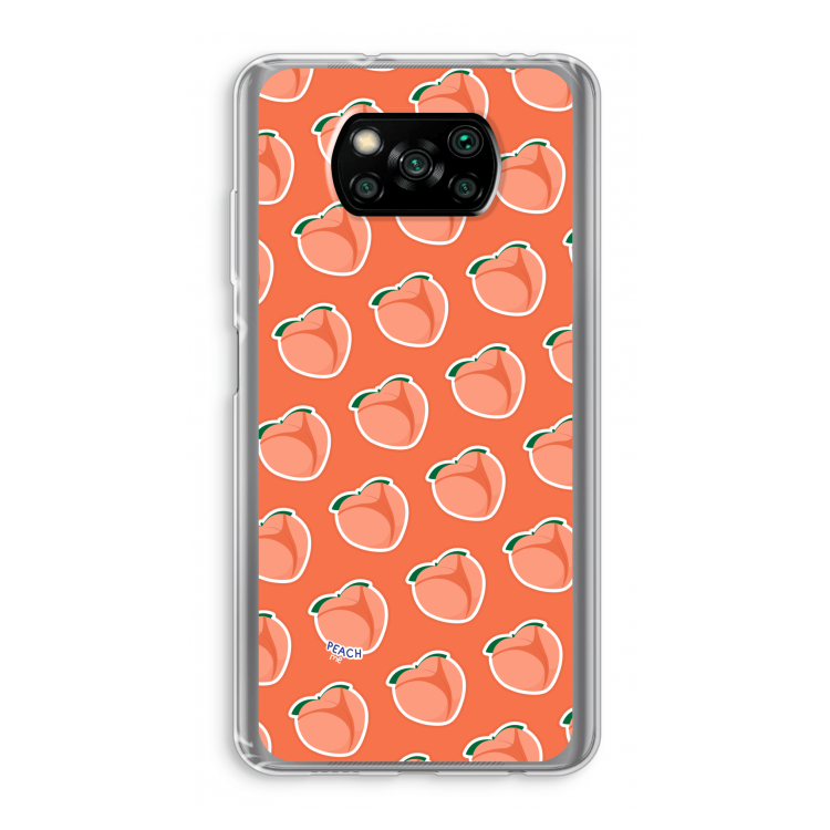 Just peachy: Xiaomi Poco X3 NFC Transparant Hoesje