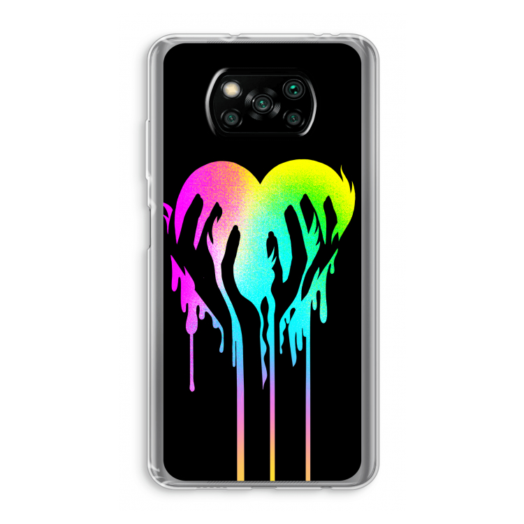 Hold My Heart: Xiaomi Poco X3 NFC Transparant Hoesje
