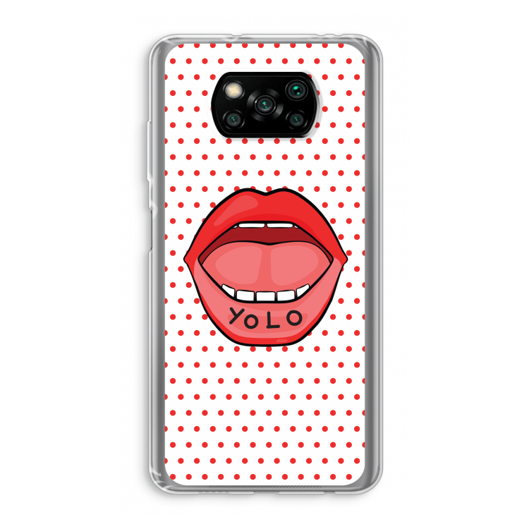 Yolo Denise: Xiaomi Poco X3 NFC Transparant Hoesje