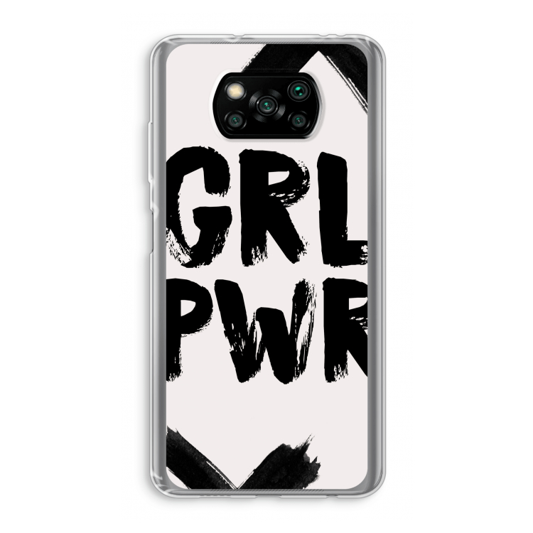Girl Power #2: Xiaomi Poco X3 NFC Transparant Hoesje