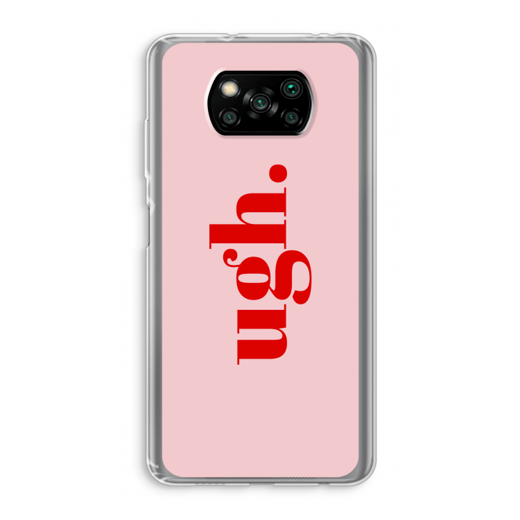 Ugh: Xiaomi Poco X3 NFC Transparant Hoesje